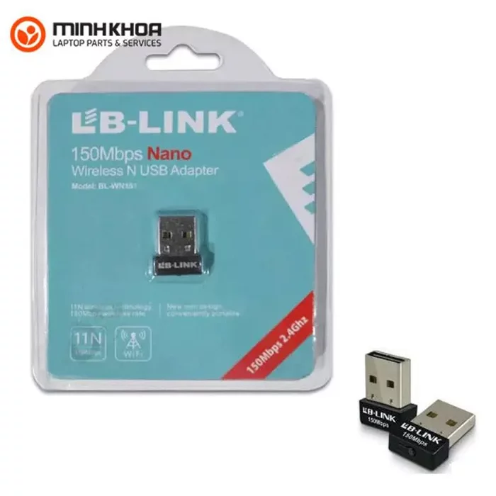 USB thu wifi LB-Link 150Mbps Nano BL-WN151 (2) USB thu wifi LB-Link 150Mbps Nano BL-WN151 (2)