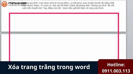 Mách bạn 4 cách xóa trang trắng trong word nhanh chóng