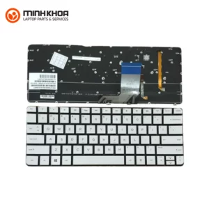 Bàn Phím Laptop Zin Led Hp 13 3000 Bạc