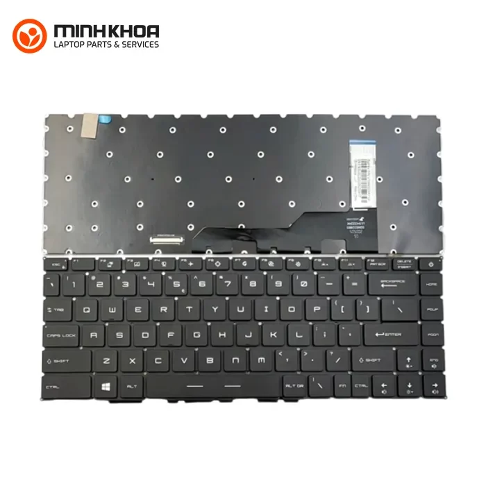 Bàn phím laptop zin led MSI GE66 GP66 GS66 đen chữ font lớn