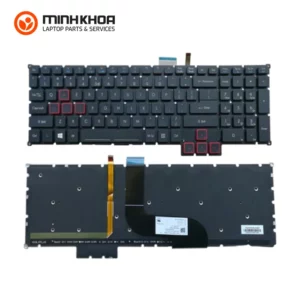 Bàn Phím Laptop Zin Led 7 Màu Acer Predator G9 791, G9 792, G9 793