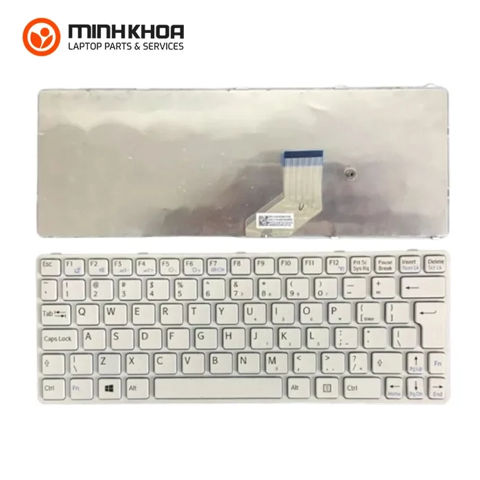 Bàn phím laptop Sony Vaio SVE11 trắng Bàn Phím Laptop Sony Vaio Sve11 Trắng