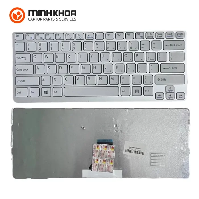 Bàn phím laptop Sony Vaio SVE14A Trắng Bàn Phím Laptop Sony Vaio Sve14a Trắng