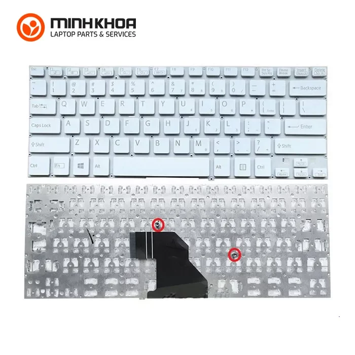 Bàn phím laptop Sony Vaio SVF142, SVF142A, SVF142C, SVF143, SVF14E, SVF142C1WW trắng Bàn Phím Laptop Sony Vaio Svf142, Svf142a, Svf142c, Svf143, Svf14e, Svf142c1ww Trắng