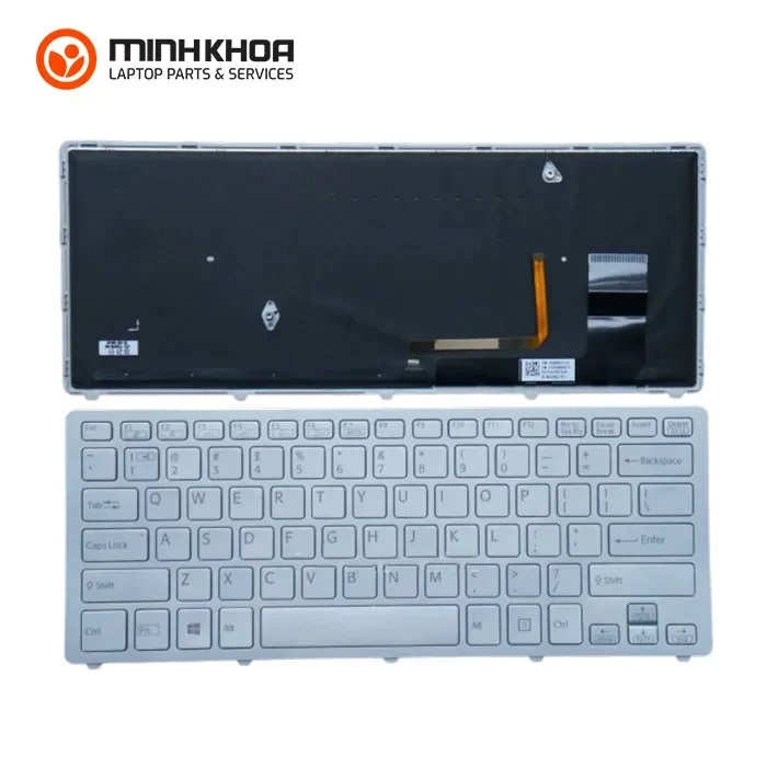 Bàn phím laptop Sony Vaio SVF14N cáp phải bạc Bàn Phím Laptop Sony Vaio Svf14n Cáp Phải Bạc