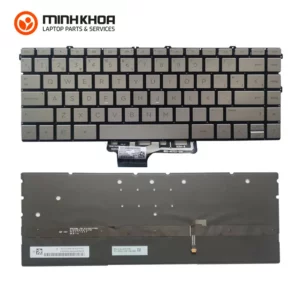 Bàn Phím Laptop Zin Led Hp 13aw, 13 Aw0008ca, 13 Aw0023dx, 13t Aw000, 13t Aw100, 13 Aw0020nr, 13 Aw0013dx, 13 Aw0010ca Gold