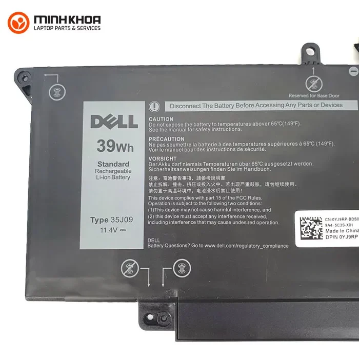 Pin zin laptop Dell Latitude 7310 7410 ( JHT2H 52Wh ) (35J09 39Wh) 4 Pin Zin Laptop Dell Latitude 7310 7410 ( Jht2h 52wh ) (35j09 39wh) 4