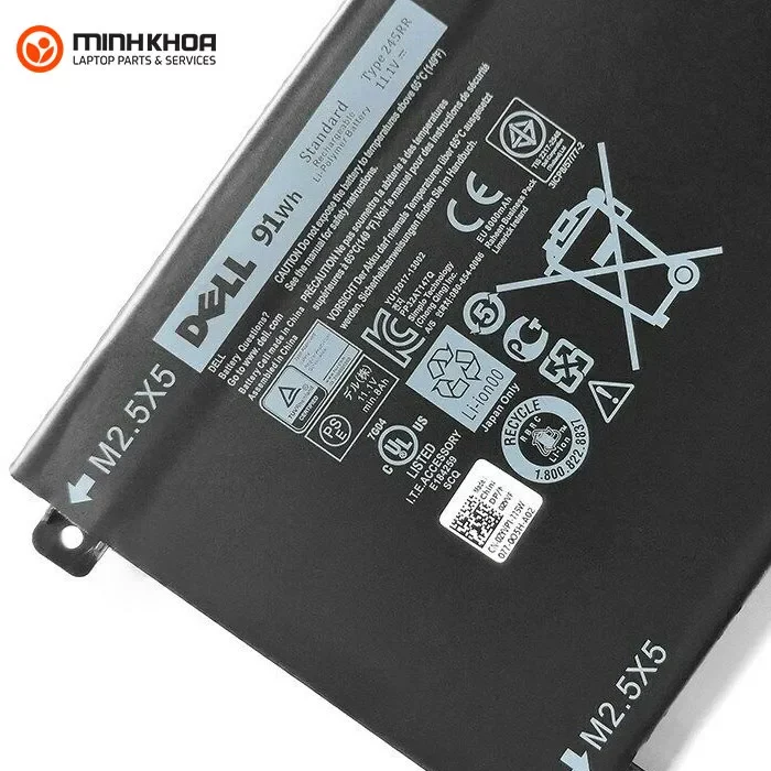 Pin zin laptop Dell XPS 9530 Precision M3800 T0TRM 61Wh , 245RR 91Wh (1) Pin Zin Laptop Dell xps 9530 Precision M3800 T0trm 61wh , 245rr 91wh (1)