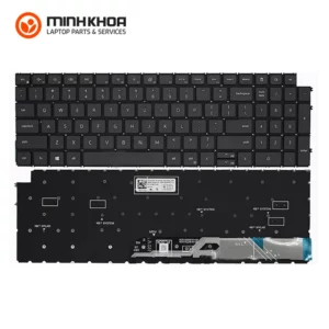 Bàn Phím Zin Laptop Dell Inspiron 3511 đen 3520 Vostro 3510 Ins 5515 Khuyết Nguồn