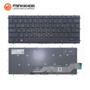 Bàn Phím Zin Led Laptop Dell Inspiron 7466, 7370, 5468