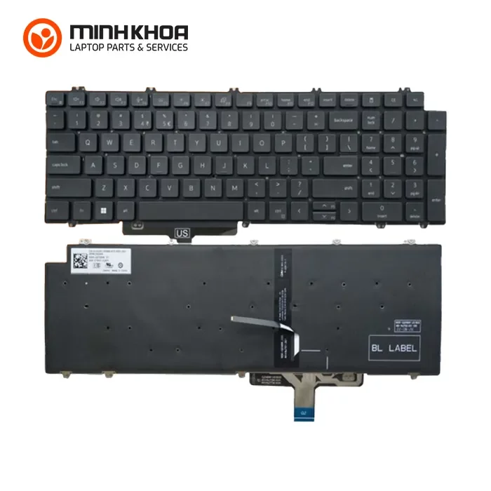 Bàn Phím Zin Led Laptop Dell Latitude 5520 5521 Precision M3560 3560