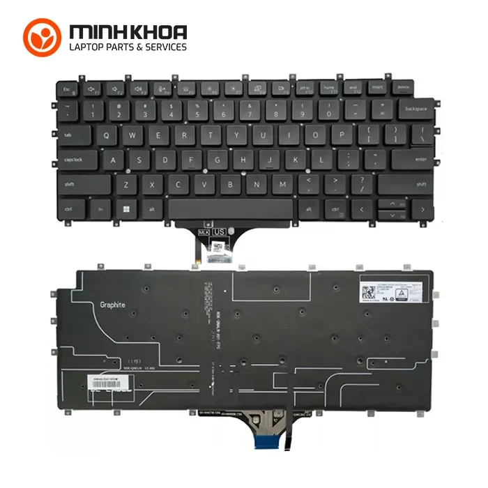 Bàn Phím Zin Led Laptop Dell Latitude 9420 9410 9510 9520 Khuyết Nguồn