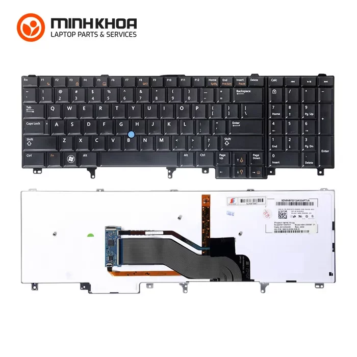 Bàn phím zin led laptop Dell Latitude E6520, E6530, E6540, E5520, E5530 Bàn Phím Zin Led Laptop Dell Latitude E6520, E6530, E6540, E5520, E5530