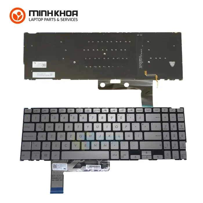 Bàn phím laptop Asus Zenbook UX533, UX534, UX533FD, UX533FN bạc Bàn Phím Laptop Asus Zenbook Ux533, Ux534, Ux533fd, Ux533fn Bạc