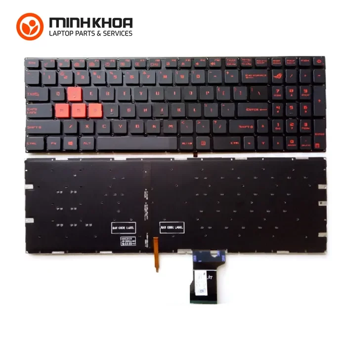 Bàn phím zin led laptop Asus Zenbook UX501, GL502, FX502 + nguồn đỏ Bàn Phím Zin Led Laptop Asus Zenbook Ux501, Gl502, Fx502 + Nguồn đỏ