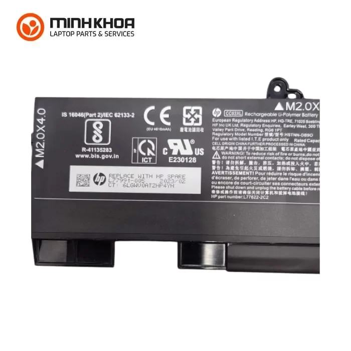 Pin zin laptop HP EliteBook CC03XL, 830G7, 840G7, 840G8 (Type A 53Wh) (3) Pin Zin Laptop Hp Elitebook Cc03xl, 830g7, 840g7, 840g8 (type A 53wh) (3)