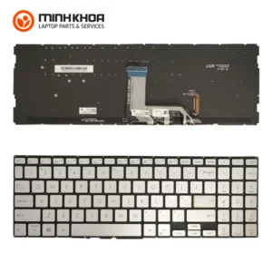 Bàn Phím Zin Laptop Asus Vivobook X513, A515, X515, V5100, V5050, M5600, S5600  Bạc