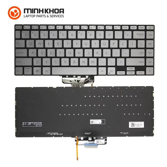 Bàn phím zin led laptop Asus Zenbook 14 Q408, Q407 bạc Bàn Phím Zin Led Laptop Asus Zenbook 14 Q408, Q407 Bạc
