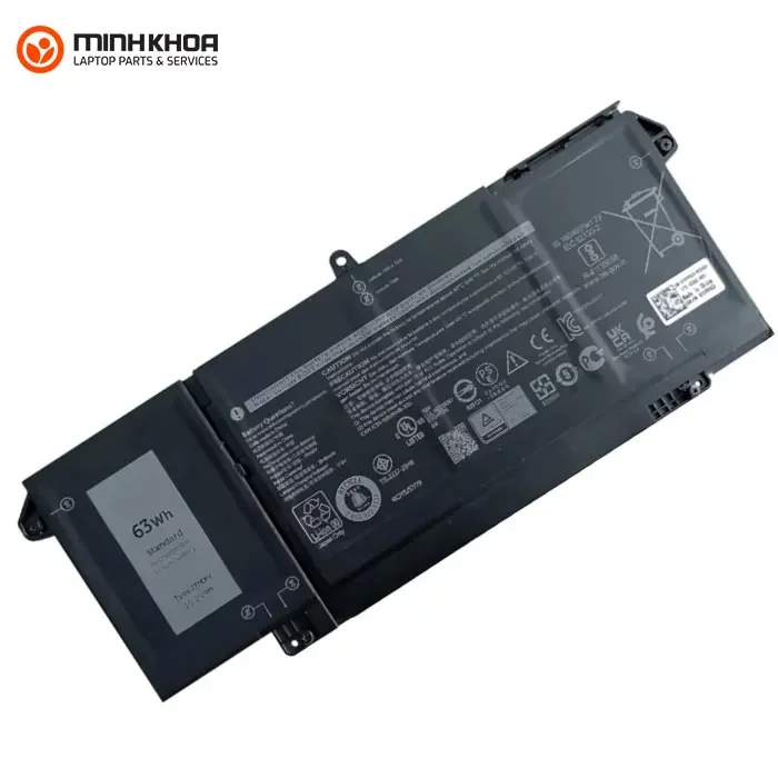 Pin Laptop Zin Dell Latitude 5320 7320 7420 7520, 7fmxv 63wh Battery