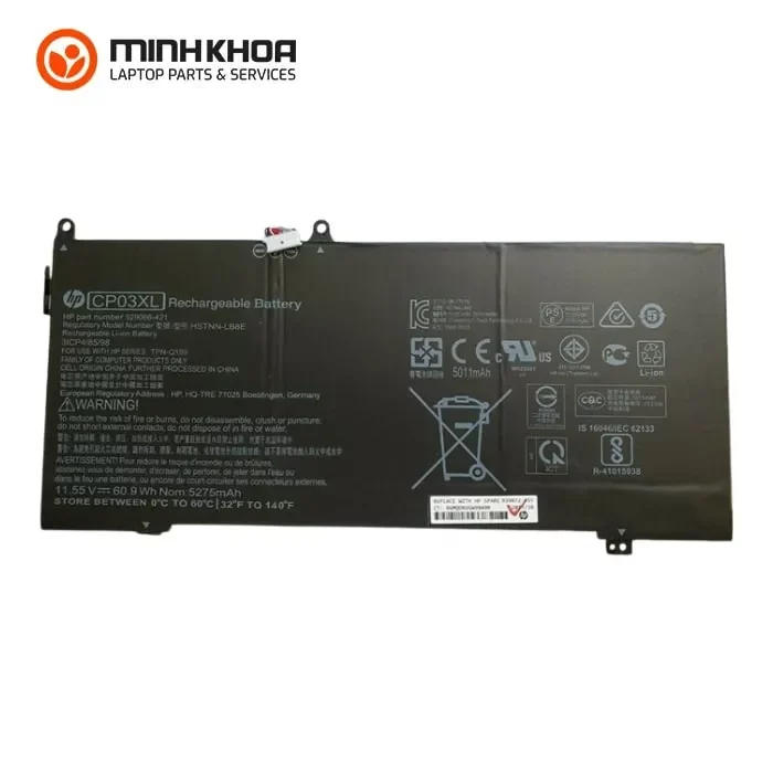 Pin zin laptop HP Spectre CP03XL, 13AE (2) Pin Zin Laptop Hp Spectre Cp03xl, 13ae (2)