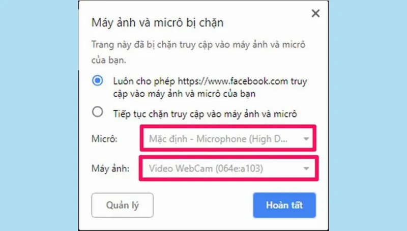 Lỗi Gọi Video Trên Facebook Không Thấy Hình Trên Laptop (18)